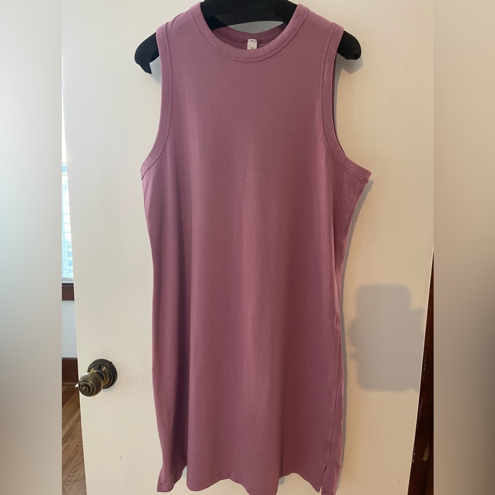 Lululemon tank dress dusty rose size 6